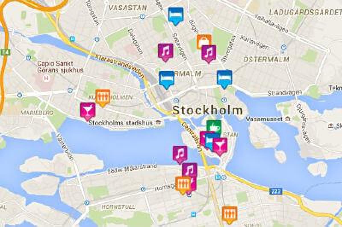 mapa de gay mapa Estocolm