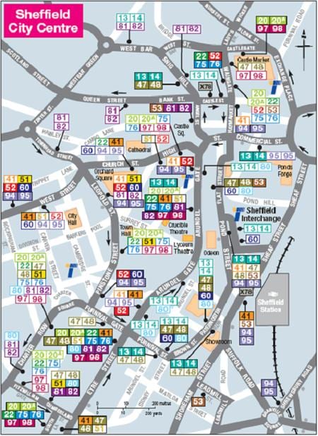 mapa d'Estocolm autobús 76 ruta