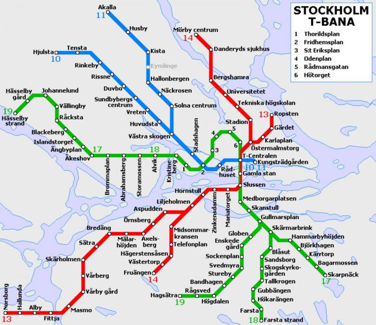 transport públic Estocolm mapa