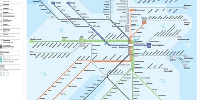 Central d'estocolm de l'estació de tren mapa