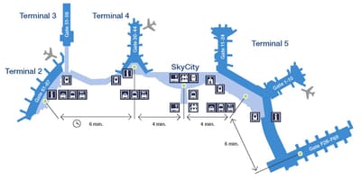 Estocolm arn mapa de l'aeroport