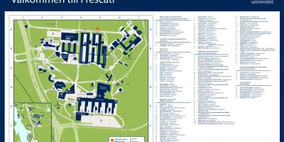 Mapa de la universitat d'Estocolm